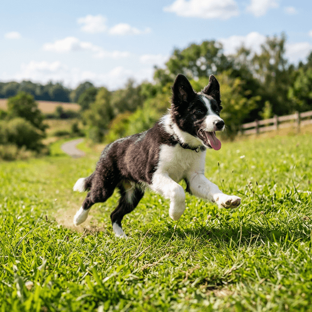 一緒に走ろう!元気いっぱいワンちゃん